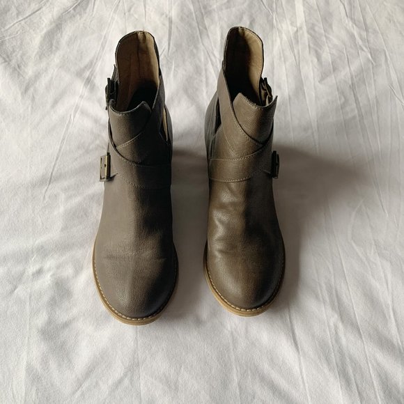 Taupe Booties - Picture 2 of 5